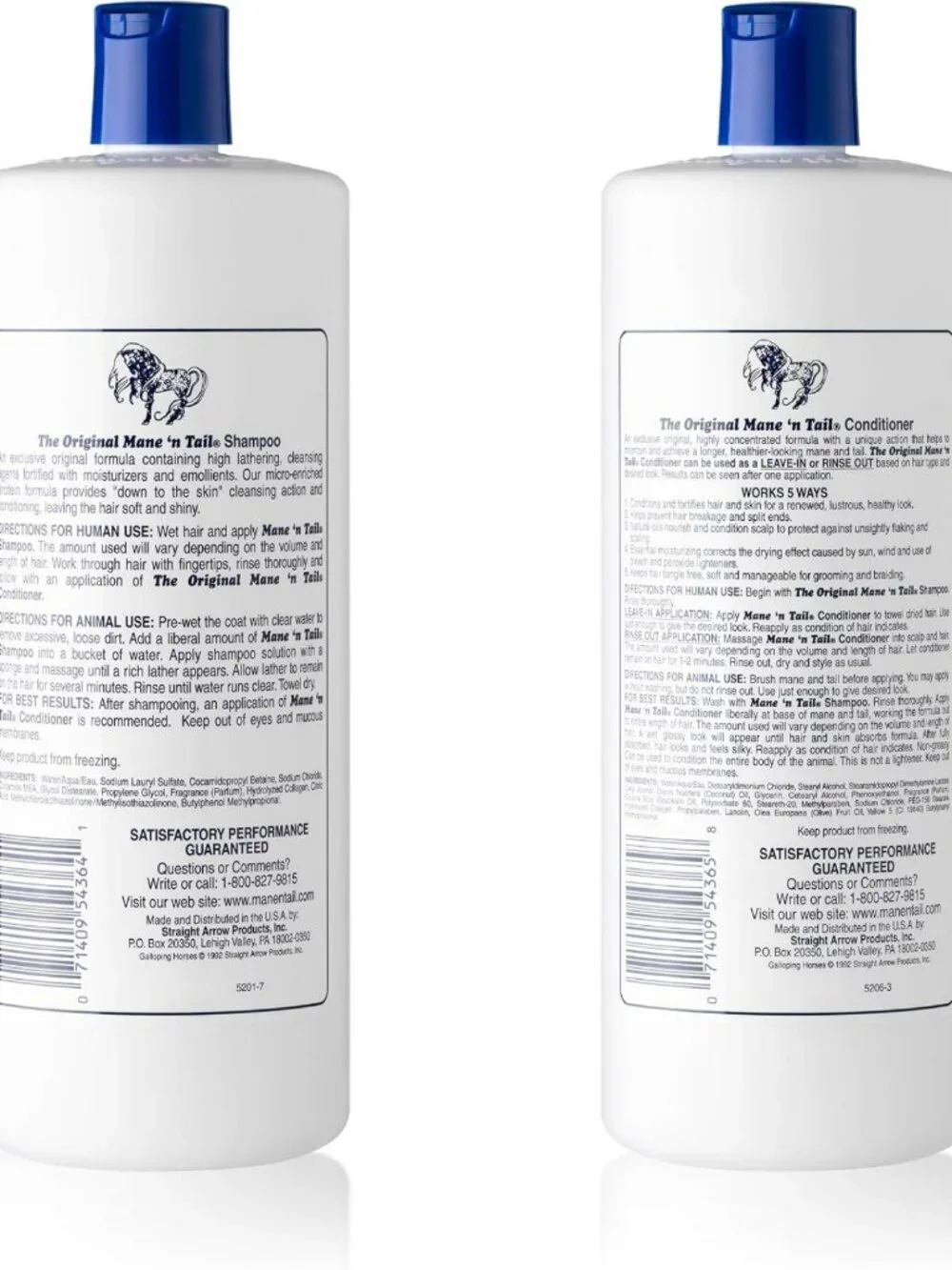 32 oz Shampoo & Conditioner Combo Set for Deep Cleansing & Conditioning - For